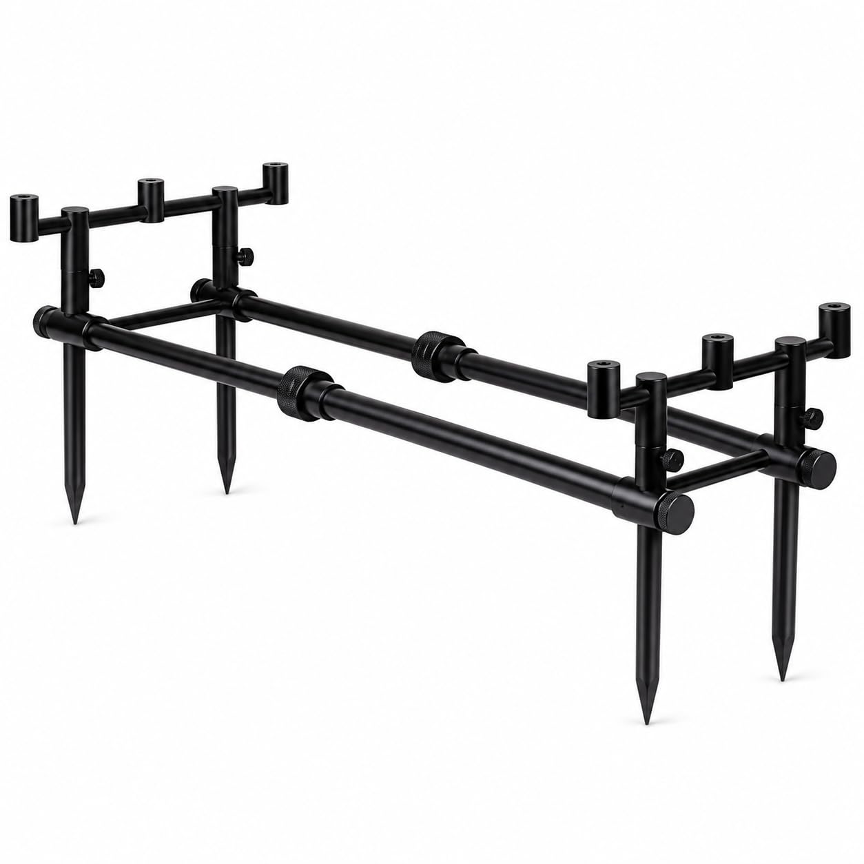 Rodpod Robusto Fishing Chunky Black - Compact - 3 Supports Cannes pour Une expérience Stable et stylée