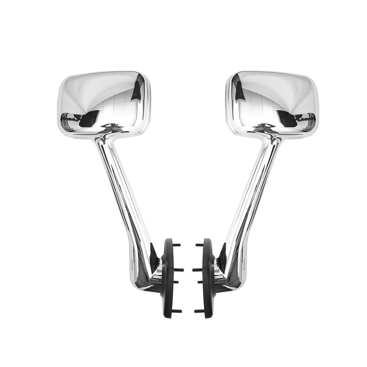 Yuanone Hood Mirror Assembly Fit 2008-2017 For Freightliner Cascadia,Left/Driver Side And Right/Passenger Side (Full Chrome)