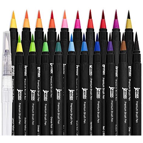 JZMAX 20+1 Watercolour Brush Pens Set Cover