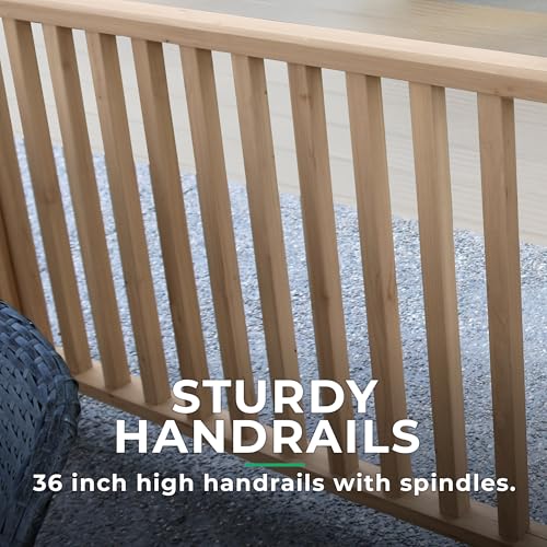 Yardistry 12' Meridian Octagon Cedar Gazebo with Aluminum Roof for Patios, Decks, Garden, Backyard, Durable - Image 6