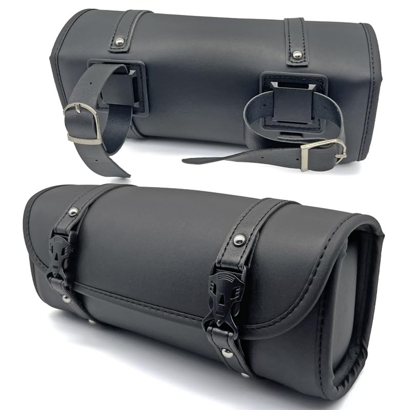 Motorfiets Tool Bag PU Lederen Universele Zadeltas voor Stuur Sissybar Motorfiets Tool Bag PU Lederen Universele Zadeltas voor Stuur Sissybar
