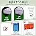 Akamino 10 Pack Outlet Marker for Drywall, Marking Tool with Steel Sharp Tip for Electrical Outlets, Hard ABS Plastic Wire Protection Electrical Box Locator- No Measuring Needed