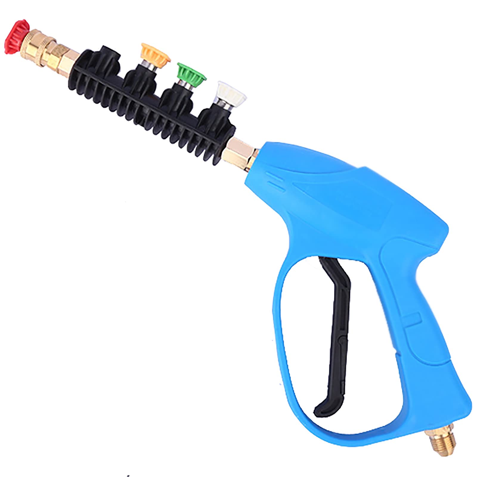 Pistola a Spruzzo per Irrigazione Pistola ad acqua a 4 bit alta pressione con la versione lunga per giardino annaffiatoio pistola per La Pulizia Dell'irrigazione
