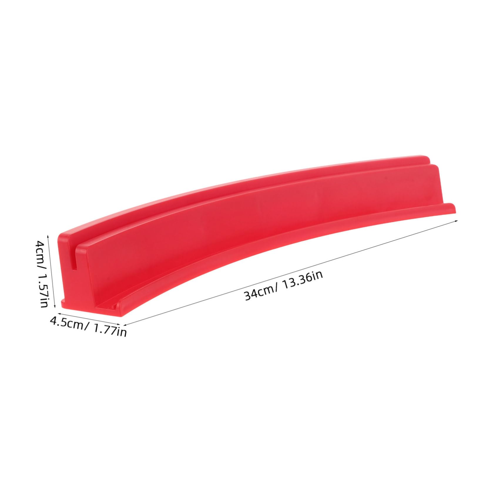 Kisangel Red Playing Card Holder Card Holder for Domino Trays Playing Card Holder Tray Plastic