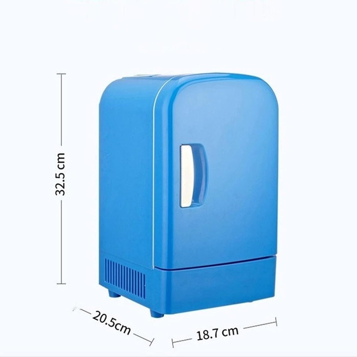 Mini refrigerador pequeño de 4 litros para coche, refrigerador de viaje, portátil, con motor frío y calor, para el hogar, la oficina y el congelador.
