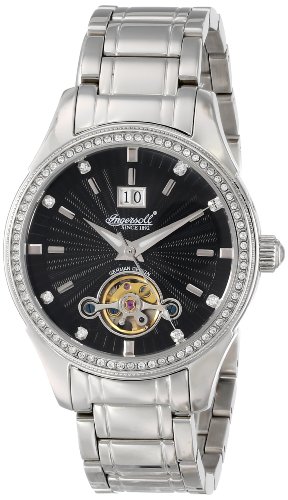 Preisvergleich Produktbild Ingersoll Damen-Armbanduhr IN5008BKMB Moise Analog Display Automatik Selbstaufzug Silber