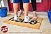 Morethanadoormat Welcome Mat | Hello Door Mat for Front Door | Brown Coconut Coir Mat with Black Cursive Font | 18 x 30 Inches