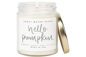 Sweet Water Decor Hello Pumpkin Candle: Delightful Scents for Autumn Ambiance