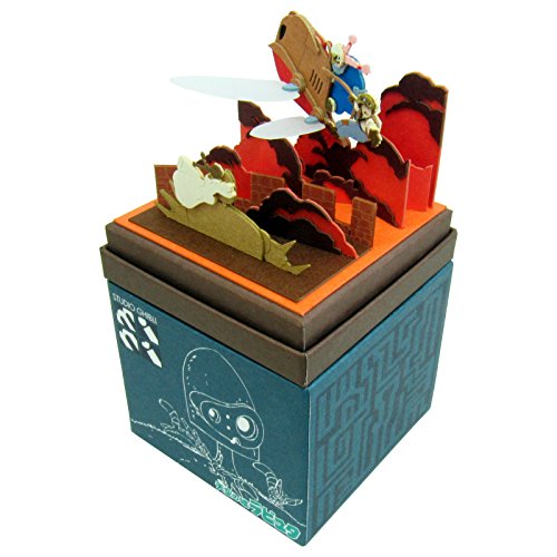 Sankei MP07-17 Studio Ghibli Mini Laputa in The Sky Rescue Theta Non-Scale Paper Craft