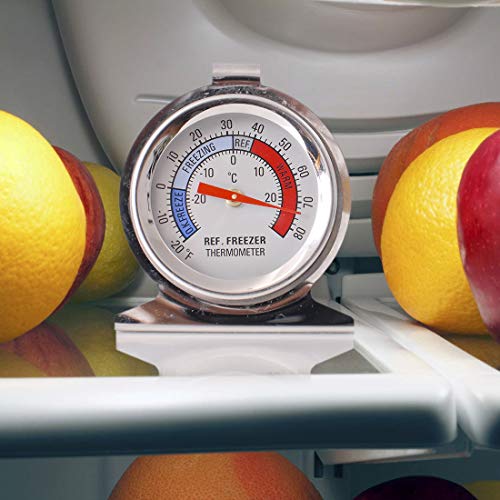 Termômetro congelador de geladeira SuReady com mostrador grande conjunto 2 – Monitore a temperatura