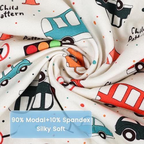 MooMoo Baby Boys Boxer Briefs 4 Packs Tagless Boys Underwear2