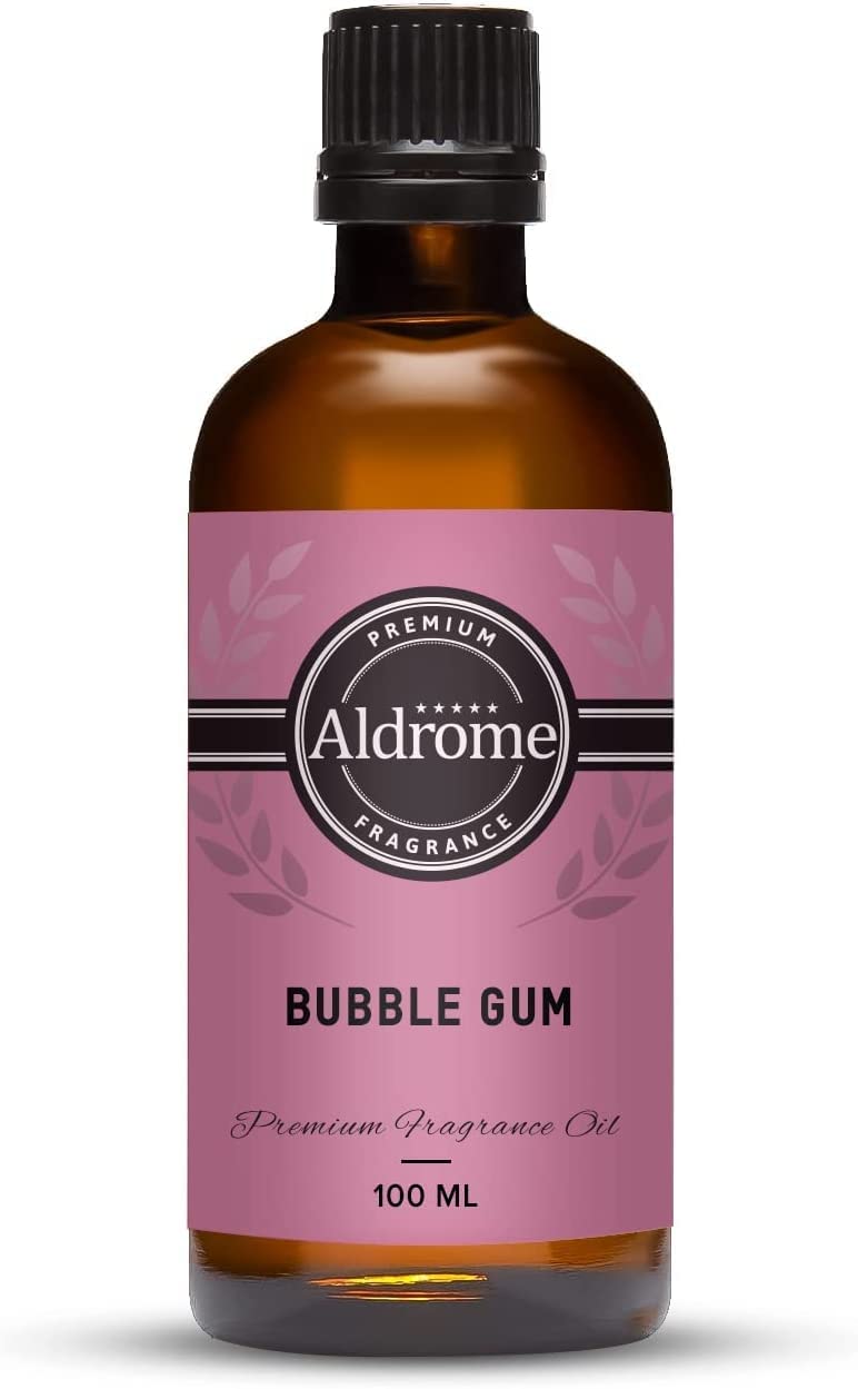 CROW Aldrome Bubblegum Fragrance Oil for Candle Making, Soap Making, Slime, Diffuser Oil, Home and Crafts 100ml'