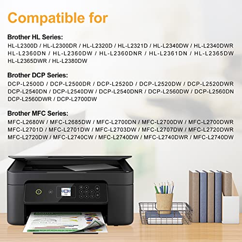 LeciRoba DR2300 DR-2300 Drum Unit for Brother HL-L2300D L2340DW L2360DW L2380DW ,DCP-L2500D L2520DW L2540DN L2560DW ,MFC- L2700DW L2700DN L2701DW L2703DW L2707DW L2720DW L2740CW L2740DW (1-Pack) - Image 2