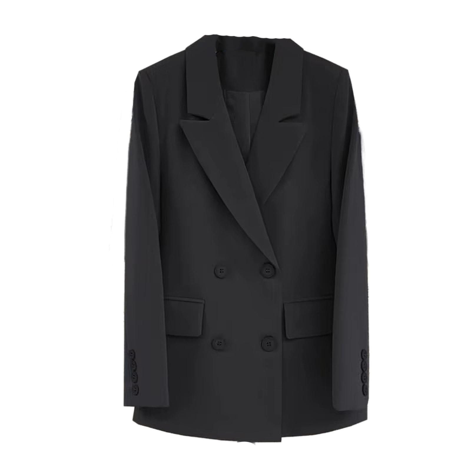 GUOYUXIAO Giacca Morbida Primavera Autunno, Outerwear Casual per Quotidiano Professionale