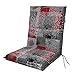 Produktbild Doppler Auflage für Niederlehner Spot Muster abstrakt I Gartenstuhl-Polster 100x48x5cm aus Baumwolle & Polyester I Sitzauflage weich & bequem I Sitzkissen zum Festbinden an Gartenstuhl