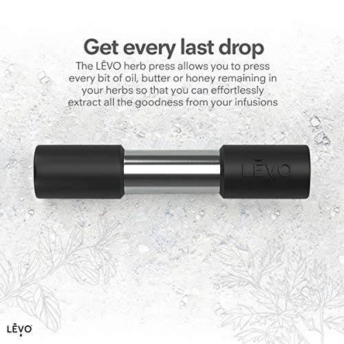 LĒVO Herb Press - Stainless Steel and Silicone Herb Press - Accessory for LĒVO I & LĒVO II - Extract Every Drop of Your LĒVO Herbal Infusions - Image 4