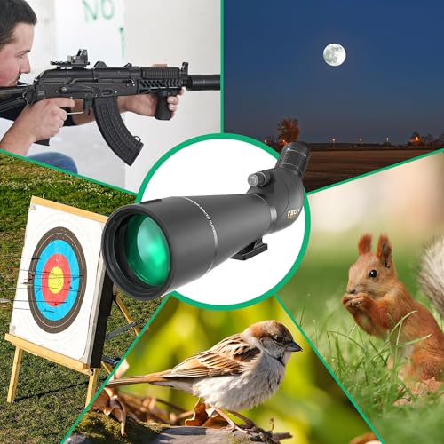 image for Gosky 25-75x85 Spotting Scope - Waterproof Spotting Scope with Tripod,