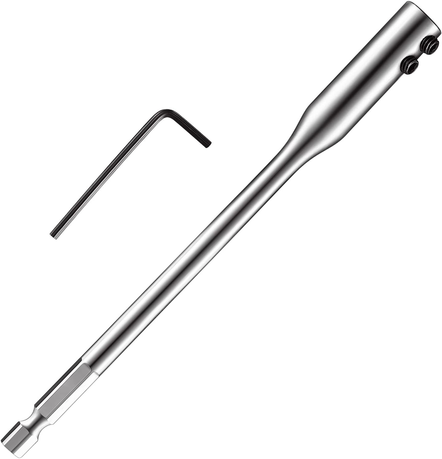 Drill Bit Extension Set 6 Inch Spade Drill Extension, Long Forstner Bit Extension for Drill Bits