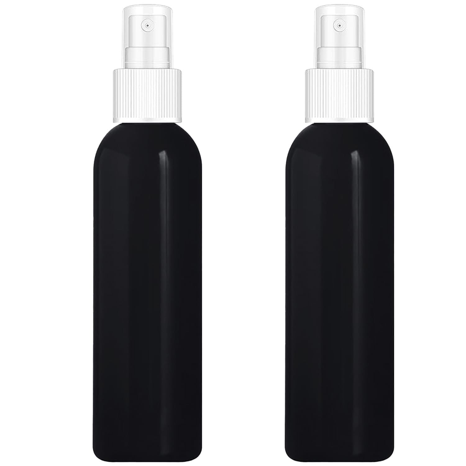 ERZA 100ml Spray Bottles for Essential Oils, Cleaning Solutions, Perfume, Liquid Cosmetics, Fine Mist Spray, Mini Travel Empty Bottle Set, Refillable Black Bottles, White Spray, Set of 4-image-44