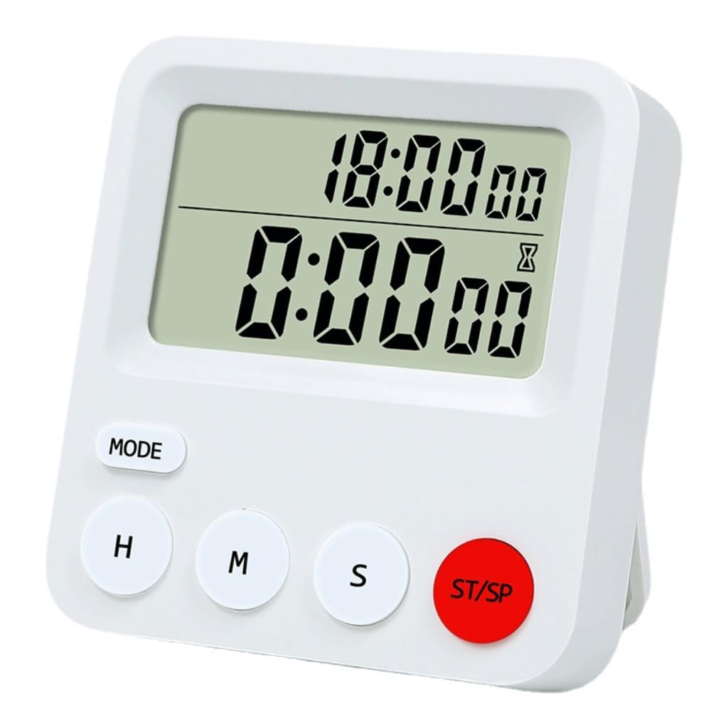 Leiser Vibrations-Erinnerungstimer Timer-Manager Timer (Breite 80 x 73 x 19 mm)