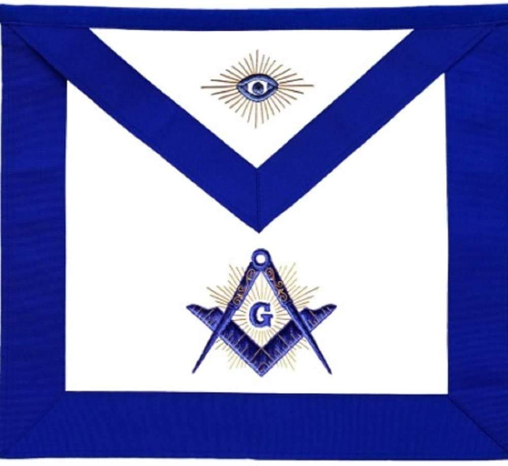 Tablier de lodge bleu Master Mason pour vos cérémonies et tenues officielles
