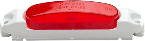 Grote 46902 Supernova Thin-Line Remoción de LED Marker luz (Blanco Cuerpo  Rojo Lente) por Grote