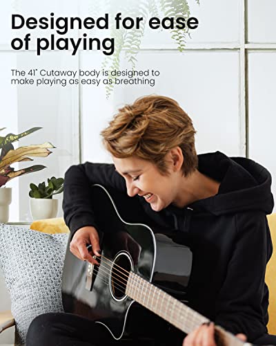 Moukey Guitare Acoustique 4/4 pour Débutant Adolescent Adulte Guitare Folk 41 Pouces avec Poster d’Accords Guitare… - Les Beatles, Paul McCartney, John Lennon, RIngo Starr, George Harrison Moukey Guitare Acoustique 4/4 pour Débutant Adolescent Adulte Guitare Folk 41 Pouces avec Poster d'Accords Guitare… – Image 7