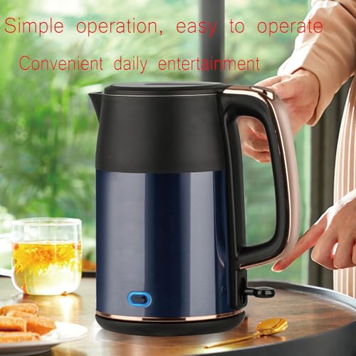 Tetera eléctrica térmica inteligente 2.0L acero inoxidable miniatura 4