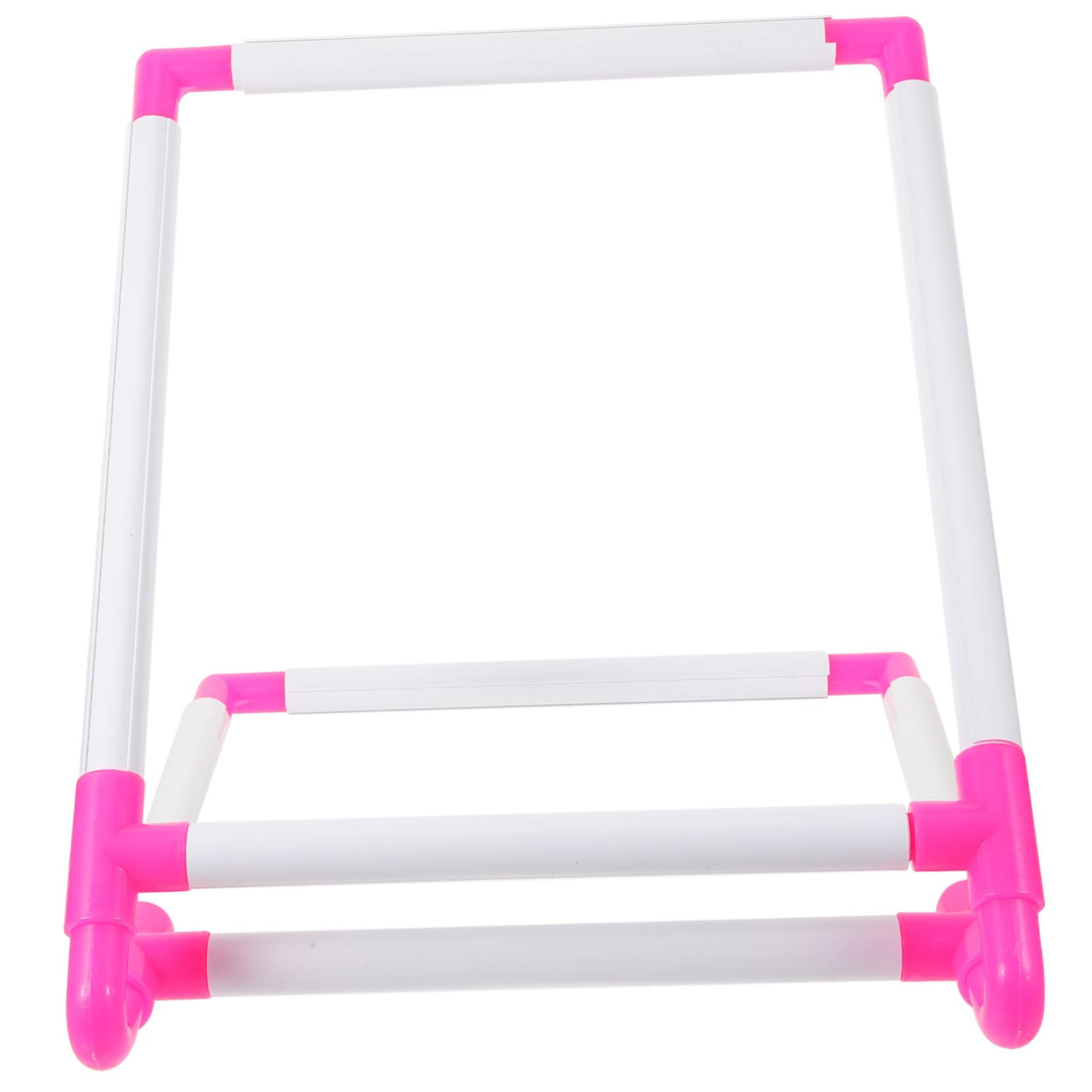 WRITWAA Telaio per Punto Croce in Plastica Clip, Accessori per Ricamo Fai da Te, Strumento da Cucito per Ragazzo Ragazza e Appassionati, per Lavori di Quilting e Decorazioni Artigianali