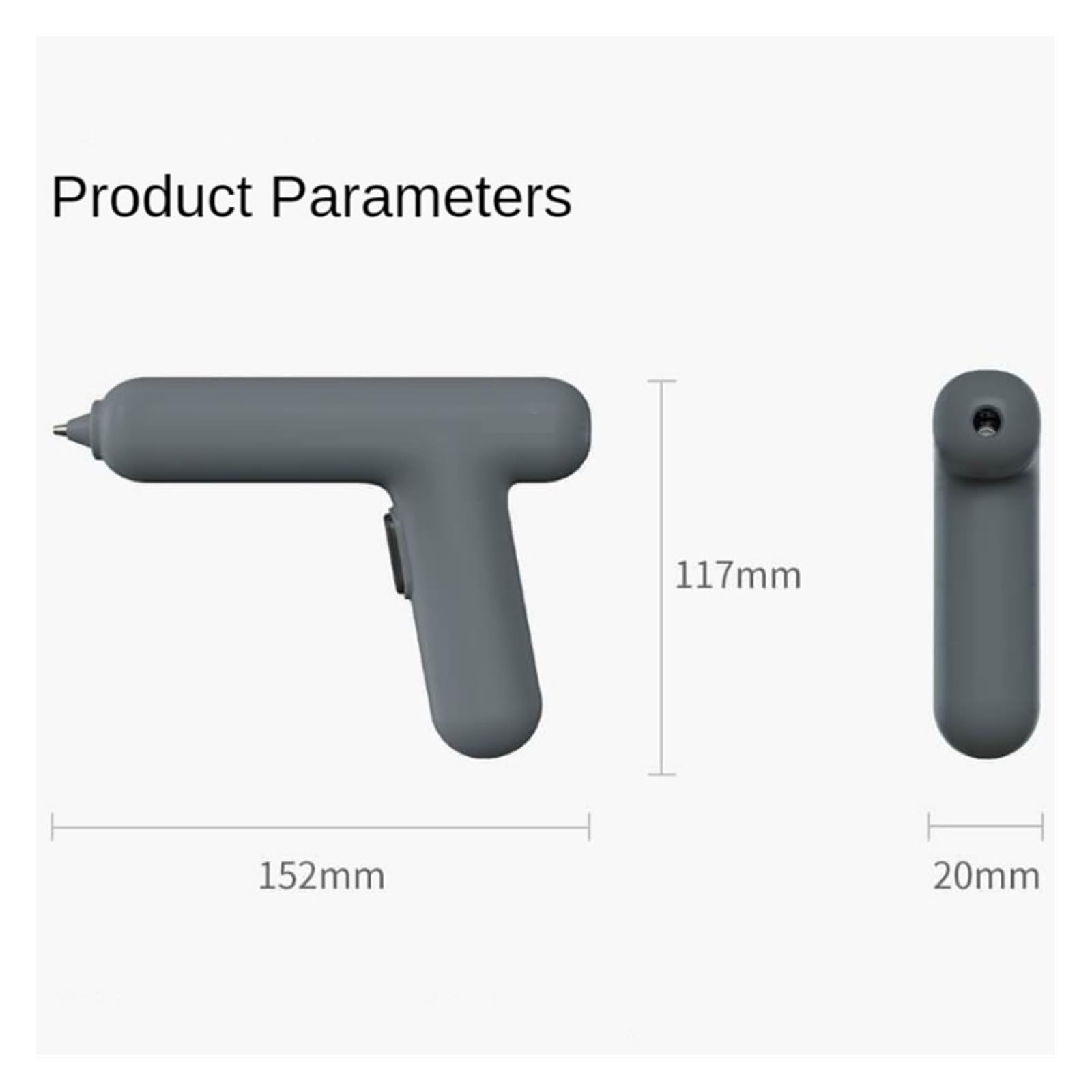 4.2V Bezprzewodowy Pistolet Do Klejenia Na Gorąco 7mm Klej W Sztyfcie Narzędzie Typ C Akumulator Proces DIY Konserwacji Elektronarzędzie Szybkie Nagrzewanie