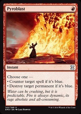 Magic: the Gathering - Pyroblast (142/249) - Eternal Masters by