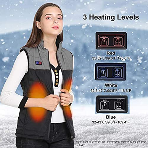 Chaqueta calentada impermeable MFXI lavable con tres modos térmicos por USB 3