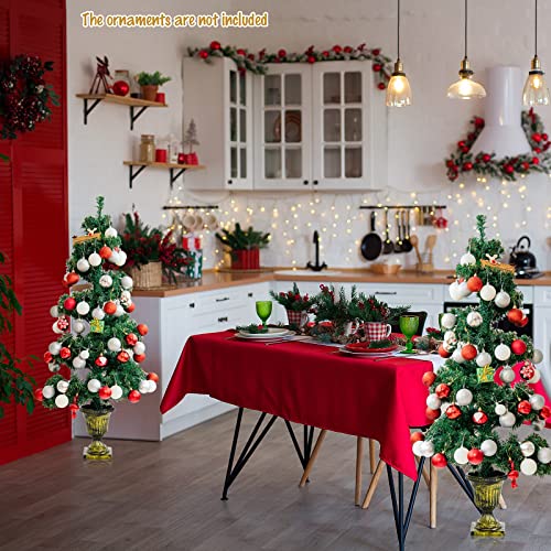 Happygrill Pre-Lit Lifelike Spiral Christmas Tree Topiary Artificial Xmas Tree With 150 Led Lights, 364 Branch Tips & Retro Urn Base, Potted Pvc Helical Festival Tree #TOP2