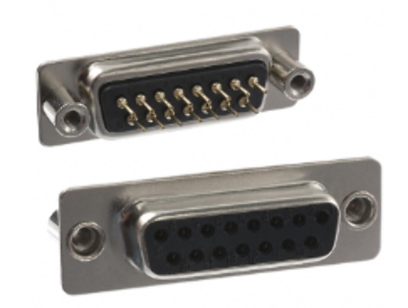 AVLIS-CO Pack of 4 171-015-213R021 Connector 15 Position D-Sub Receptacle, Female Sockets :RoHS