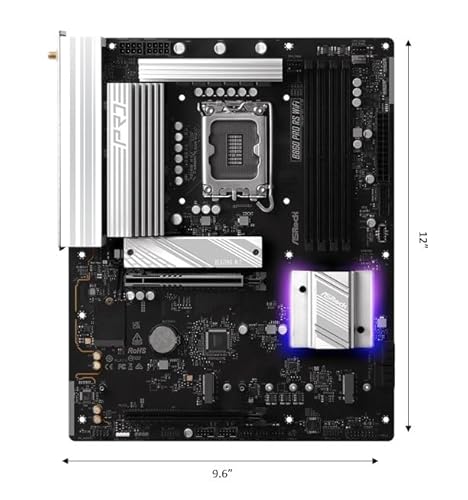 B860 Pro RS WiFi DDR5 Intel S1851 retail (90-MXBRK0-A0UAYZ) - Scheda madre - Immagine 5