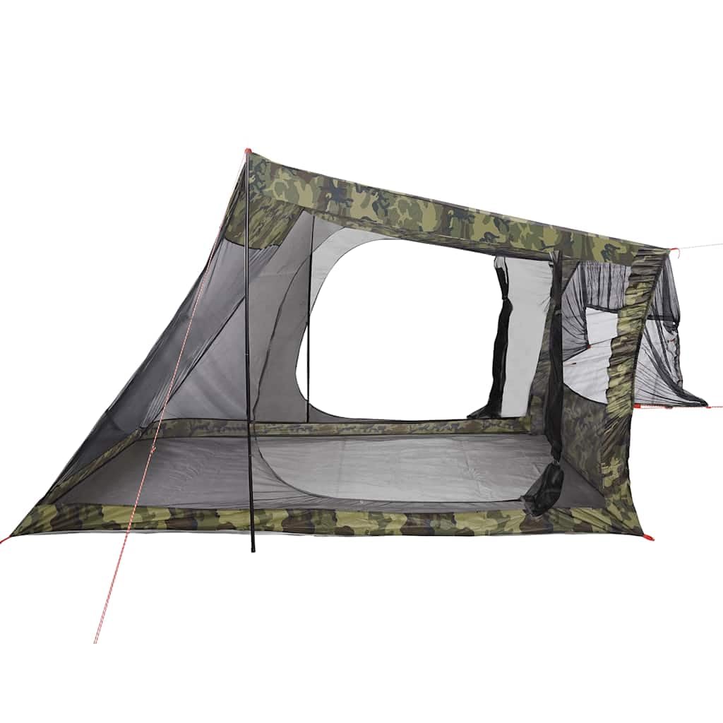 Tienda de Campaña para Coche, Material Poliéster 185T con Revestimiento PU, Impermeable y Resistente al Viento, Tienda Techo Coche, Tienda Campaña Montaje Rapido, Color Camuflaje, 356x206x205 cm