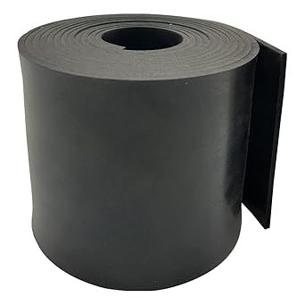 Neoprene Rubber Strip Sheets, Rolls 1/8 (.125)