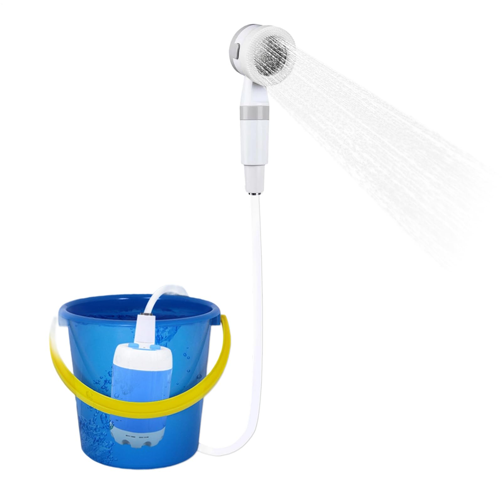 Doccia portatile | Pompa 'acqua per doccia portatile da campeggio 5000 mAh | Multiuso 2 Modalità di Spruzzatura Campeggio Bagno per Animali Domestici Lavaggio Auto Escursionismo Spiaggia
