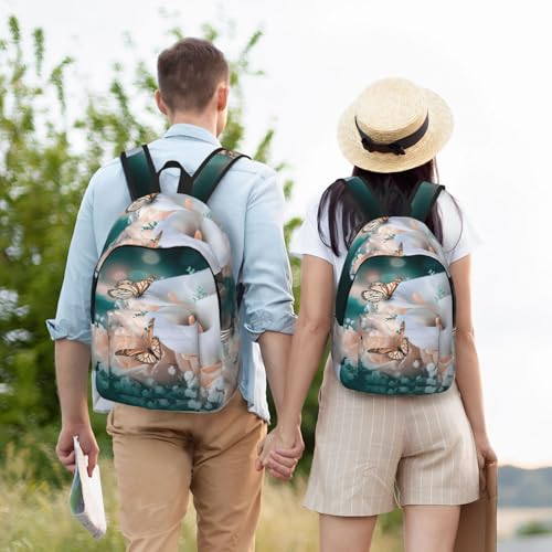 Sac d'infirmière multifonction avec motif papillon pour protéger son PC - 6