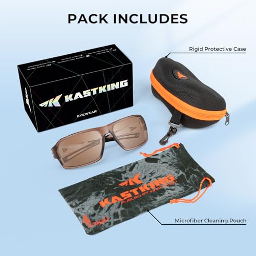 KastKing Chippewa Polarized Sunglasses – UV400 Protection, Full Wrap, 1.0mm TAC Lenses for Fishing, Cycling & Outdoor Sports - image 8