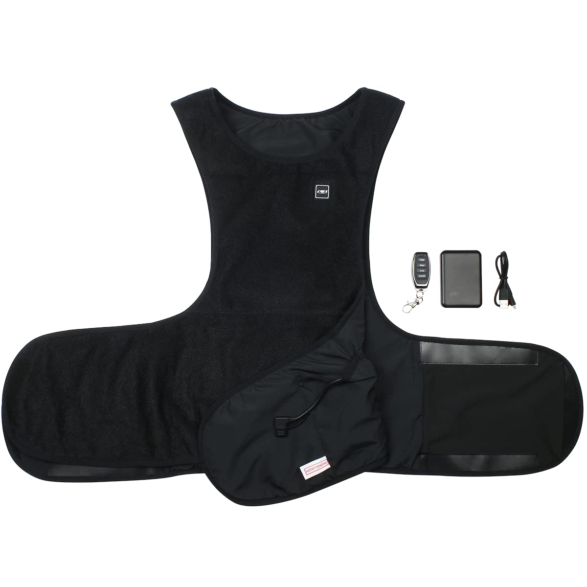 Boss Gilet termico riscaldato, taglia unica (300-HV100), nero