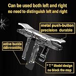 SONGVEN Poignée de contrôleur de jeu mobile pour Smartphone Gaming Trigger pour PUBG / Règles de survie Smartphone Game Controller Joystick pour Android Smartphone Joypad (R8 Poignée