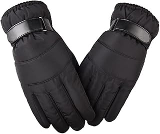 LI Guantes de invierno a prueba de frío para mujer y hombre, guantes térmicos gruesos para exteriores, guantes impermeables a prueba de viento para esquiar, ciclismo y motocicleta