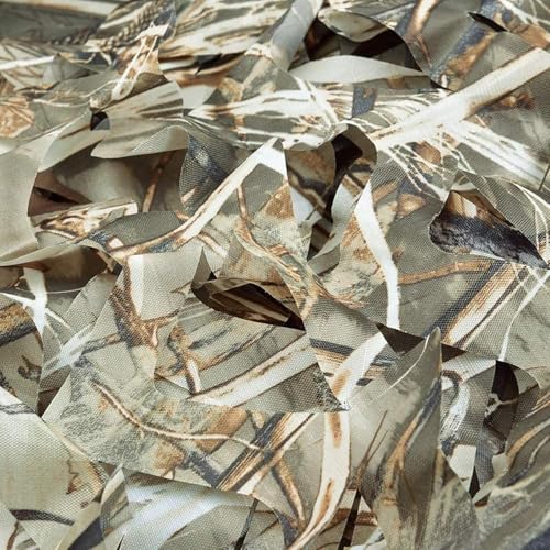 Image of 3m Camo Netting, Camouflage Netting, Hunting Blind Camo Net, Army Party Decorations, Sunshade Fence Nets, Lightweight, Bulk Roll, Mesh, Great for Camping, Shooting