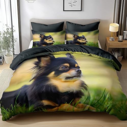 Ropa de cama suave antiarrugas con cremallera para evitar edredones sueltos 4