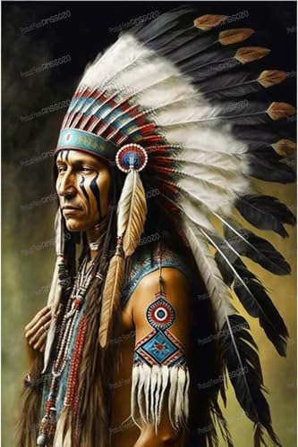 RMSGOZO 5D Native American Diamond Painting Kits - Indians Full ...