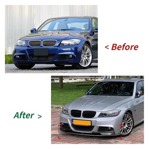 Spoiler de voiture E90 E91 augmentant la stabilité avec look carbone premium