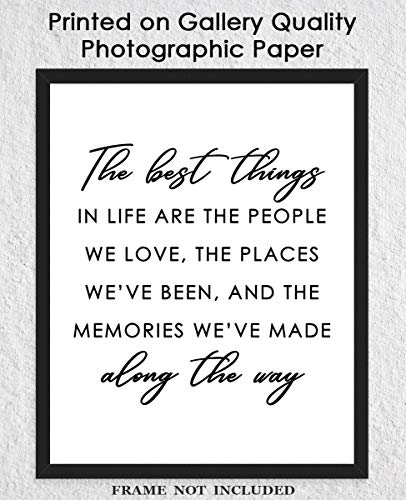 Buzz Unplugged Motivational Wall Art Office Decor For Men & Women: "The Best Things In Life Are The People We Love" 8X10 Inspirational, Motivational Poster & Positive Affirmations Wall Decor For Kids thumb #4
