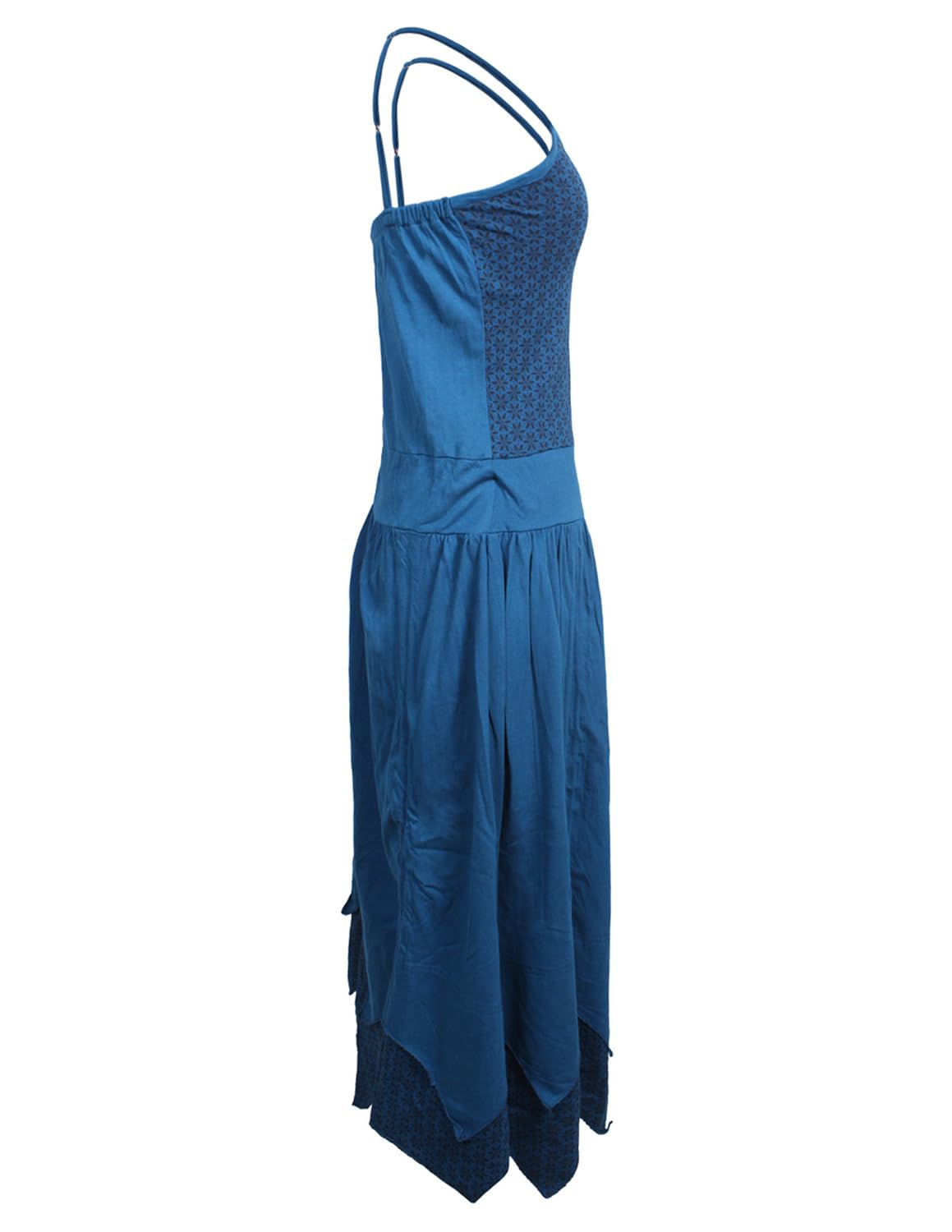 Vishes - Alternative Bekleidung - verstellbares Langes kurzes Sommerkleid Damen Kleider Sommer lang