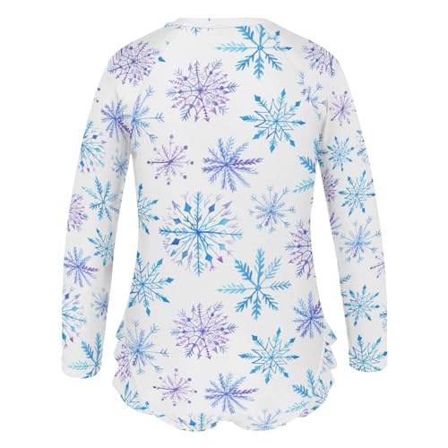Aflyko Xmas Girls' Rash Guard Swimsuit One-Piece Swimwear UPF 50+3